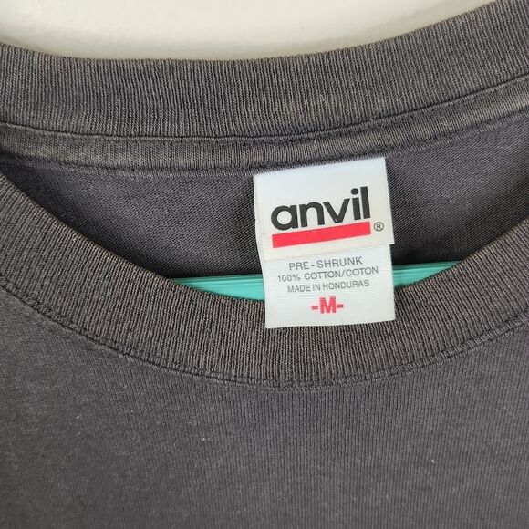 Anvil Pre-Shrunk Toast Coffeehouse Acoustic Guitar Frontside Graphic Tee Medium - Picture 5 of 5